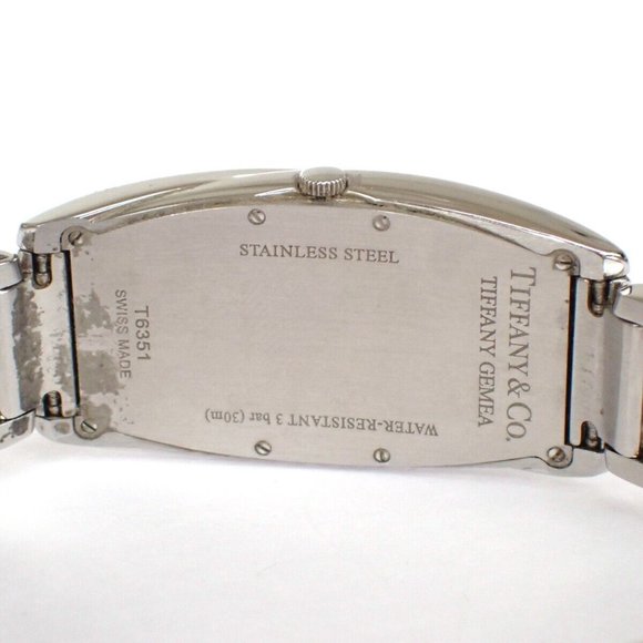 Tiffany & Co. Gemea Wrist Watch Z6401.10.10A20A00A Roman Numeral SS 10RH817 - Picture 15 of 16